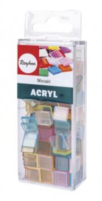 Mosaïque acrylique, transparent